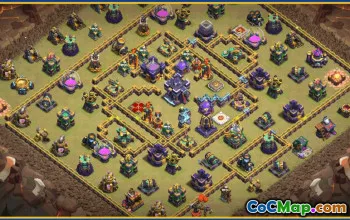 CoC Town Hall 15 Layouts & Base Maps | Home, Farming, Trophy #28768