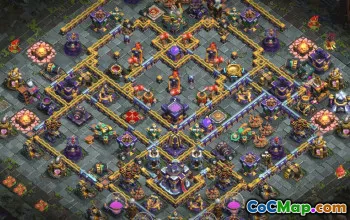 CoC Town Hall 15 Layouts & Maps | War, Trophy, Home Village #33625