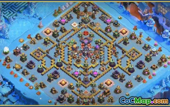 CoC Town Hall 15 Maps & Layouts | War, Trophy & Hybrid Bases #30510