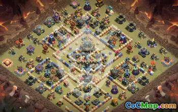 CoC Town Hall 17 Base Layouts & Maps #53139