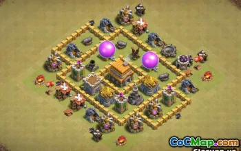 Tòa thị chính Coc 5 Bố cục cơ sở: Bản đồ nông nghiệp và cúp #14067