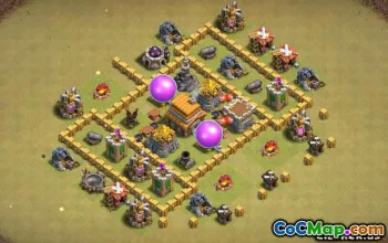 Tòa thị chính Coc 5 Bố cục cơ sở: Bản đồ nông nghiệp và cúp #14071