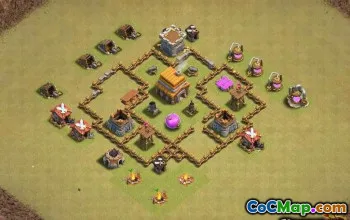 Tòa thị chính Coc 5 Bố cục cơ sở: Bản đồ nông nghiệp và cúp #14370