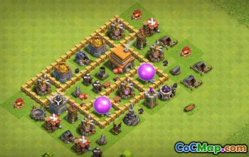 CoC Town Hall 5 Base Layouts: Farming & Trophy Maps #17146