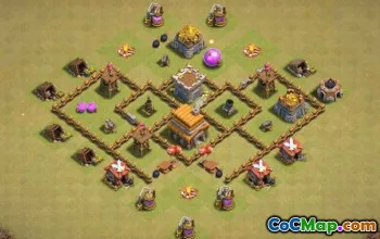 Tòa thị chính Coc 5 Bố cục cơ sở cho canh tác & danh hiệu #14385