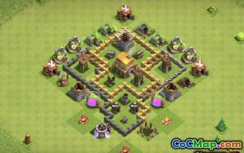 Coc Town Hall 5 Basislayouts: Home, War & Trophy Maps #13081