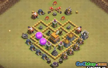 Primăria COC 5 Aspecte de bază: Hărți de casă, război și trofeu #14245