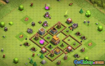 Primăria COC 5 Aspecte de bază: Hărți de casă, război și trofeu #16276