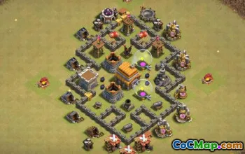Coc Town Hall 5 Base Layouts: War, Trophy & Farming Maps #13767