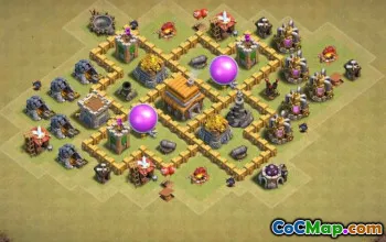 Tòa thị chính Coc 5 Bố cục: Chiến tranh, Nông nghiệp, Trophy và hơn thế nữa #14063