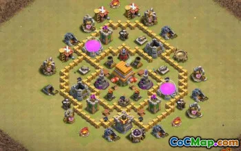 Radnice CoC 6 Base Layouts: Farming and Trophy Maps #13487