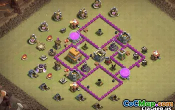 CoC Town Hall 6 Base Layouts: Home, War & Trophy Maps #13577