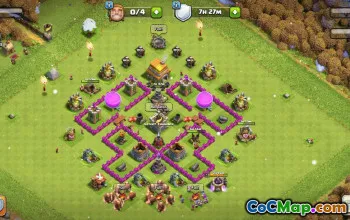 CoC Town Hall 6 Base Layouts & Links | War, Trophy, Home Village #32052