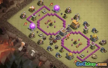 CoC Town Hall 6 Base Layouts & Map | Funny, Progress & Home Village #30382