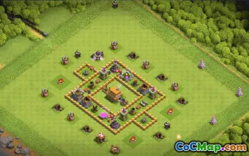 CoC Town Hall 6 Base Layouts & Maps | Trophy, War & Home Village #32464