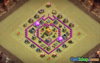 Coc Town Hall 6: Najlepsze układy podstawowe i mapy do rolnictwa #15545