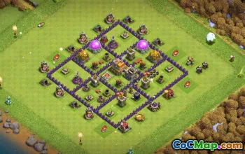CoC Town Hall 7 Base Layouts & Copy Link | War & Trophy Maps #31961