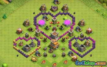 Municipio COC 7 Layout di base: agricoltura e mappe ibride #12718