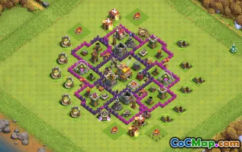 COC टाउन हॉल 7 बेस लेआउट: खेती, ट्रॉफी और होम विलेज #15773