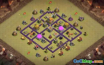 COC टाउन हॉल 7 बेस लेआउट: खेती, ट्रॉफी और युद्ध के नक्शे #15817