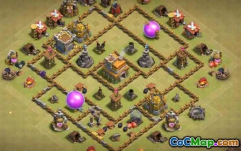 COC टाउन हॉल 7 बेस लेआउट: खेती, युद्ध और ट्रॉफी मैप्स #14714