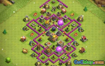 CoC Town Hall 7 Base Layouts: Home, Trophy & War Maps #15494