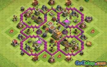 CoC Town Hall 7 Base Layouts: Home, War, Hybrid Maps #13272