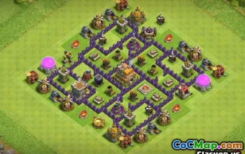COC Town Hall 7 Base Layouts - Home, War & Maps #12892