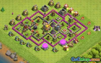 Ратуша Coc 7 базовых макетов и ссылок - трофейные карты № 13119