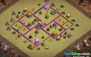 CoC Town Hall 7 Base Layouts & Maps - Copy Now! #13699