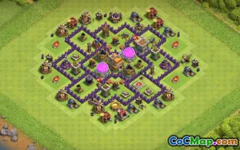CoC Town Hall 7 Base Layouts & Maps | Copy Now! #16854