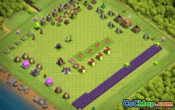 CoC Town Hall 7 Base Layouts & Maps - Link & Guide #13701