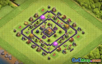 CoC Town Hall 7 Base Layouts: Trophy, Farming & Maps #17442