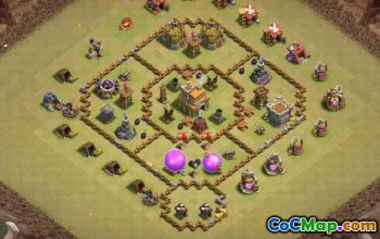 COC टाउन हॉल 7 बेस लेआउट: ट्रॉफी और युद्ध के नक्शे #15172