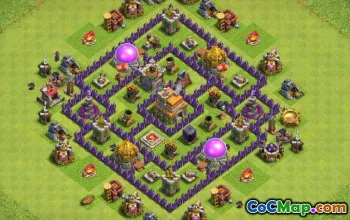 Coc Town Hall 7 Base Layouts: War, Farming and Trophy Maps #12899