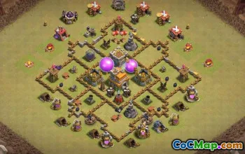 COC टाउन हॉल 7 बेस लेआउट: युद्ध, खेती और ट्रॉफी के नक्शे #15099
