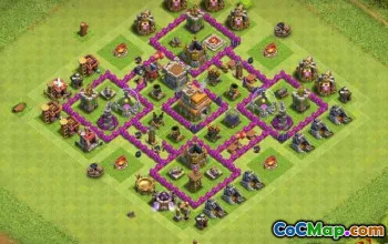 CoC Town Hall 7 Base Layouts: War, Trophy & Home Maps #13186