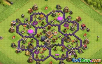 Coc Town Hall 8 Grundlayouts: Landwirtschaft, Trophäe, Hybridkarten #13396