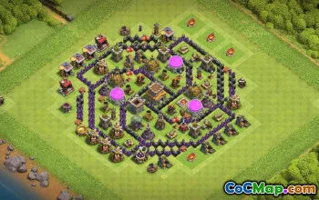 CoC Town Hall 8 Base Layouts: Farming, Trophy & Hybrid Maps #17440