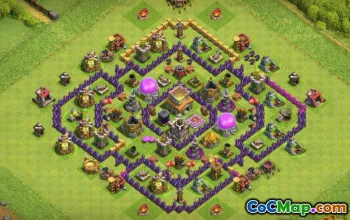 CoC Town Hall 8 Base Layouts: Farming & Trophy Maps #13138