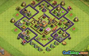 Coc Town Hall 8 Grundlayouts: Landwirtschaft und Trophäenkarten #13421