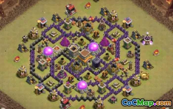 Tòa thị chính Coc 8 Bố cục cơ sở: Bản đồ nông nghiệp và cúp #13593