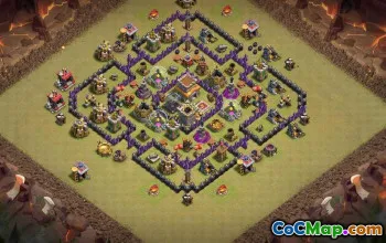 CoC Town Hall 8 Base Layouts: Farming, Trophy, War Maps #17318