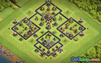 CoC Town Hall 8 Base Layouts: Farming & War Maps #16790