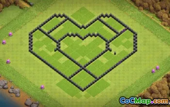 COC Town Hall 8 ბაზის განლაგება: სასაცილო, ჰიბრიდი, ტროფი და ომი #14203