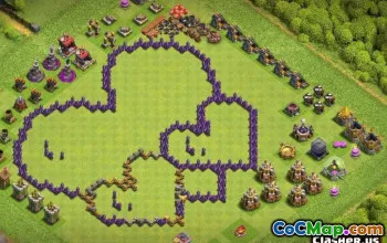 Coc Town Hall 8 Layouts: Funny & Progress Maps #13624