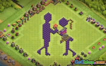 Coc Hall 8 Lisages de base: Cartes drôles et de progrès # 13809