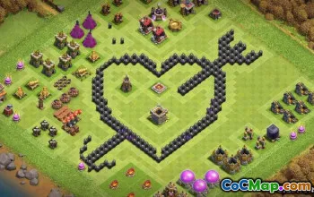 Coc Hall 8 Lisages de base: Cartes Funny & Progress # 14192