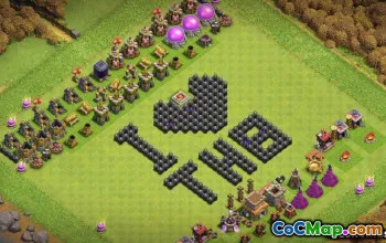 Coc Hall 8 Lisages de base: Cartes Funny & Progress # 14194