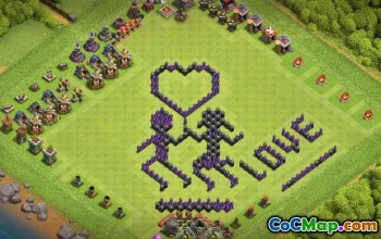 Coc Town Hall 8 Base Layouts: Funny & Progress Maps #16835